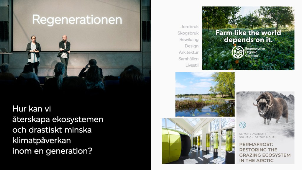 Regenerationen Naturbaserade lösningar för vår tids stora hållbarhetsutmaningar